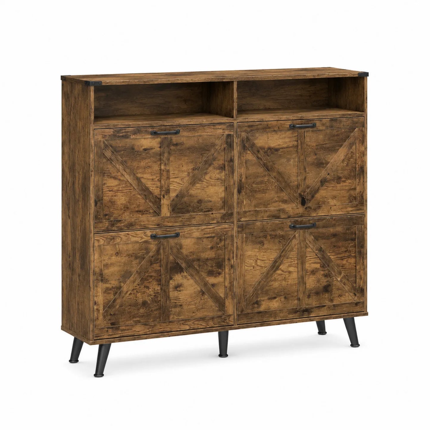 Armario de Madera con Puertas Abatibles 120x100x30 cm