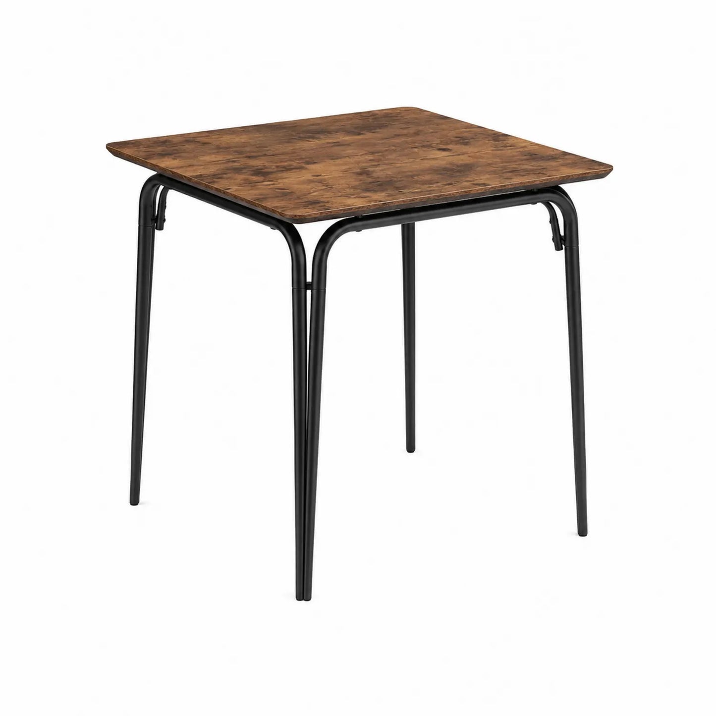 Mesa cuadrada de MDF y metal 70x70x75 cm