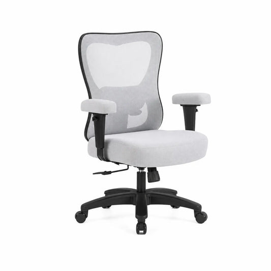 Silla de Oficina Ergonómica con Respaldo de Malla y Reposabrazos Ajustables