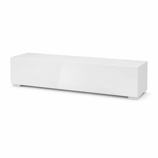 Mueble de TV MDF Blanco 160x42x35 cm