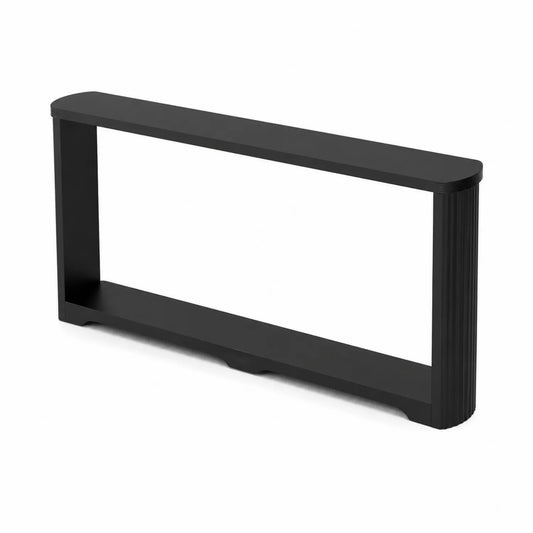 Mesa consola de metal Negro 100cm